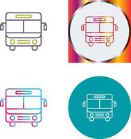 Bus Icon Design vector