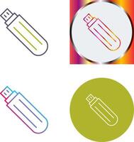 Unique USB Drive Icon Design vector