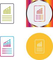 Unique Data Files Icon Design vector