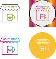 Coffee Shop Icon Design vector