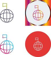 Unique Global Signals Icon Design vector