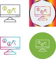 Unique Pay Per Click Icon Design vector