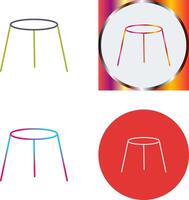 Unique Stool Icon Design vector