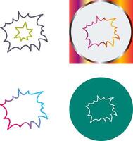 Unique Explosion Icon Design vector