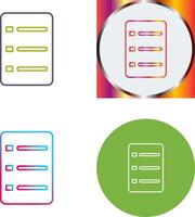 Unique Menu Icon Design vector