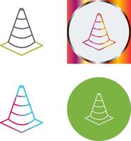 Unique Cone Icon Design vector