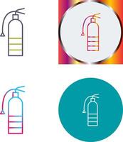Unique Extinguisher Icon Design vector