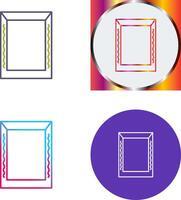 Unique Frame Icon Design vector