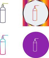 Unique Oxygen Tanks Icon Design vector