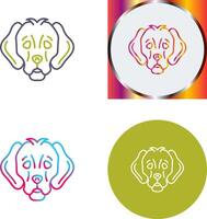 Dog Icon Design vector