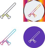 Baton Icon Design vector