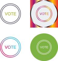 Vote Link Icon Design vector