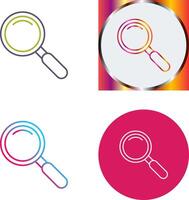 Magnifiying Glass Icon Design vector