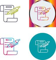 Contract Icon Design vector