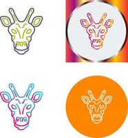 Giraffe Icon Design vector