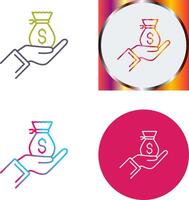 Wage Icon Design vector