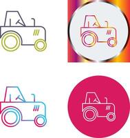 Tractor Icon Design vector