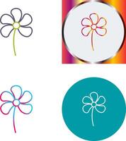 Small flowers Icon Design vector