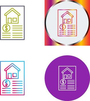 Document Icon Design vector