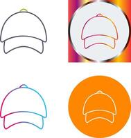 diseño de icono de gorra vector