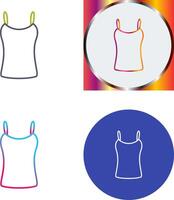 Ladies Vest Icon Design vector