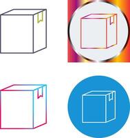 diseño de icono de caja vector