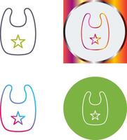 Bib Icon Design vector