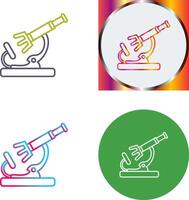 Microscope Icon Design vector