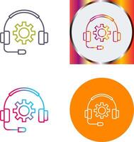 Customer Support Icon Design vector