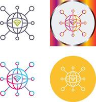 Internet Icon Design vector