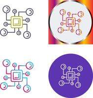 Connection Icon Design vector