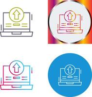 Upload Icon Design vector