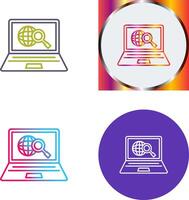 Explore Icon Design vector