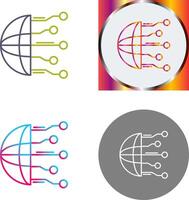 Network Icon Design vector