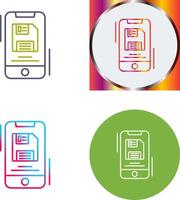 Backup File Icon Design vector