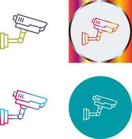 Security Camera Icon Design vector