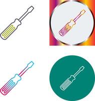 Screw driver Icon Design vector