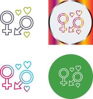 Genders Icon Design vector