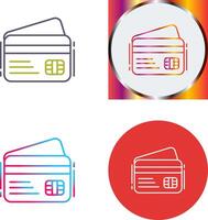 Credit Card Icon Design vector