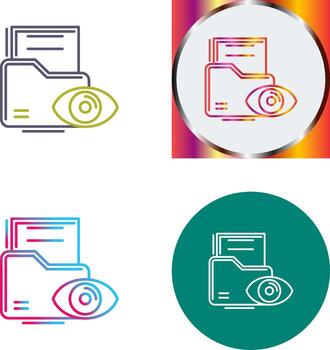 diseño de icono de visualización de datos vector