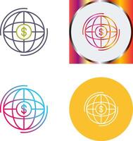 Globe Icon Design vector