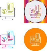Online Payment Icon Design vector
