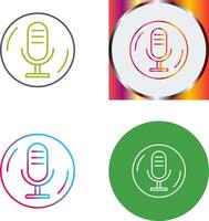 Microphone Icon Design vector