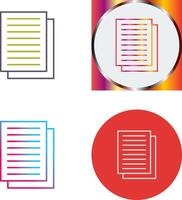 Document Icon Design vector