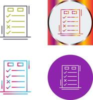 Today to Done CheckList Icon Design vector