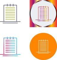 Notes Icon Design vector