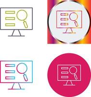 Monitor Screen Icon Design vector