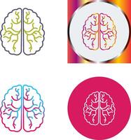 diseño de icono de cerebro vector