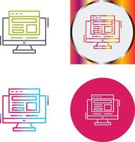Adaptive Layout Icon Design vector