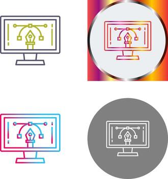 Elearning Icon Design vector